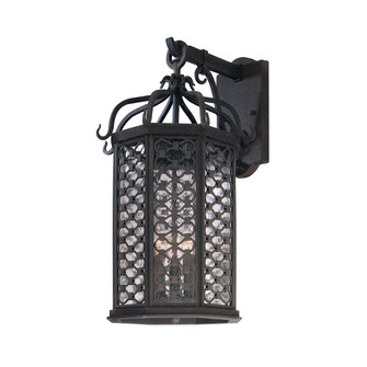 Los Olivos Three Light Wall Lantern in Textured Iron (67|B2373TRN)