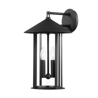 Long Beach Two Light Outdoor Wall Sconce in Textured Black (67|B1952TBK)