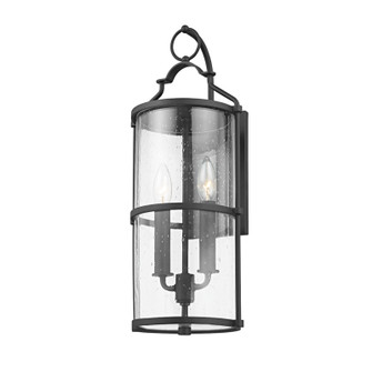 Burbank Two Light Outdoor Wall Sconce in Textured Black (67|B1312TBK)