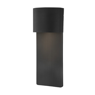Tempe One Light Outdoor Wall Sconce in Soft Black (67|B1217SBK)