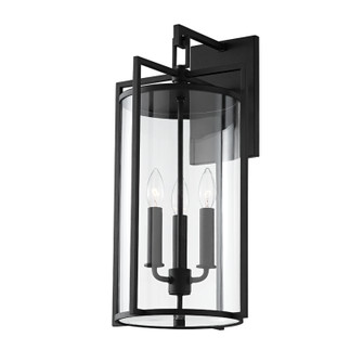 Percy Three Light Outdoor Wall Sconce in Textured Black (67|B1143TBK)