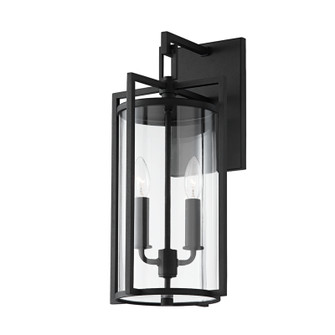 Percy Two Light Outdoor Wall Sconce in Textured Black (67|B1142TBK)