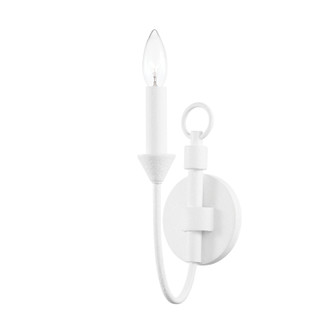 Cate One Light Wall Sconce in Gesso White (67|B1001GSW)