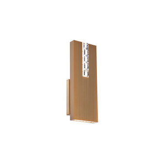 Helios LED Wall Sconce in Aged Brass (529|BWS15214AB)