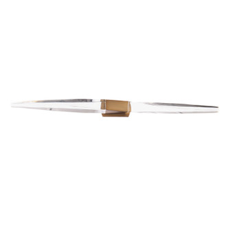 Kindjal LED Wall Sconce in Aged Brass (529|BWS13237AB)