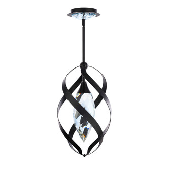 Solan LED Mini Pendant in Black (529|BPD23318BK)