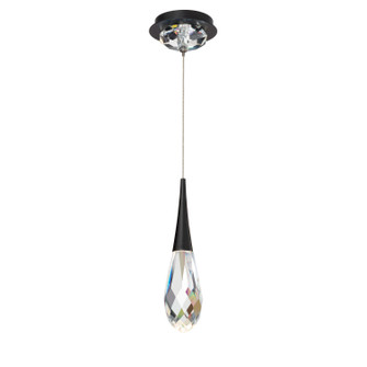 Hibiscus LED Mini Pendant in Black (529|BPD21213BK)