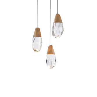 Martini LED Pendant in Aged Brass (529|BPD20203OAB)