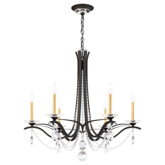 Vesca Six Light Chandelier in Black (53|VA8336N51H)