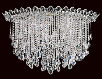 Trilliane Strands Eight Light Flush Mount in Polished Stainless Steel (53|TR4802N401R)