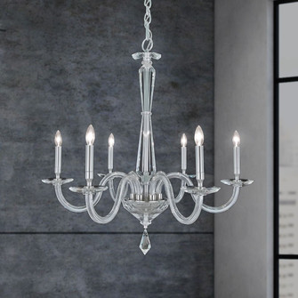 Habsburg Six Light Chandelier in Polished Chrome (53|S9230702O)