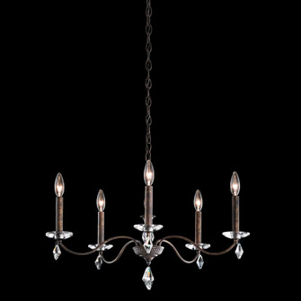 Modique Five Light Chandelier in Heirloom Gold (53|MD1005N22H)