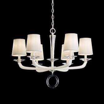 Emilea Six Light Chandelier in Antique Silver (53|MA1006N48O)