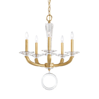 Emilea Five Light Chandelier in Heirloom Gold (53|MA1005N22O)