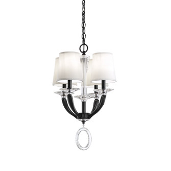 Emilea Four Light Chandelier in Jet Black (53|MA1004N55O)