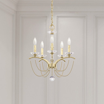 Priscilla Five Light Chandelier in Heirloom Gold (53|BC7105N22PDK)