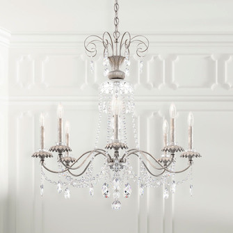 Helenia Eight Light Chandelier in Antique Silver (53|AT1008N48H)