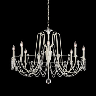 Esmery Eight Light Chandelier in Ferro Black (53|AR1008N59O)