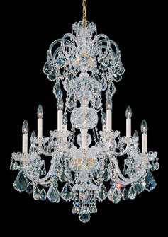 Olde World 12 Light Chandelier in Polished Silver (53|681340H)