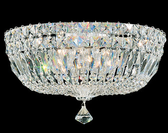Petit Crystal Deluxe Five Light Flush Mount in Silver (53|589340R)