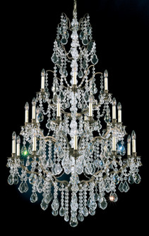 Bordeaux 25 Light Chandelier in Heirloom Gold (53|578222H)