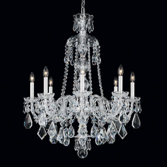 Hamilton Eight Light Chandelier in Silver (53|5737CL)