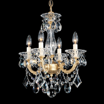 La Scala Four Light Chandelier in Heirloom Gold (53|534422)