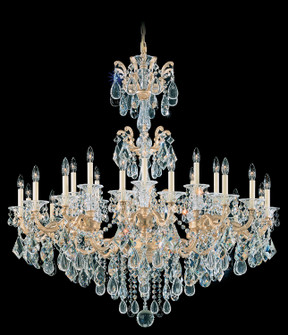 La Scala 24 Light Chandelier in Antique Silver (53|501348)