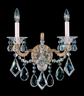 La Scala Two Light Wall Sconce in Florentine Bronze (53|500183)