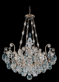 Renaissance Eight Light Pendant in Antique Silver (53|378748)