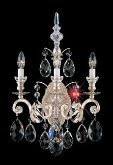 Renaissance Three Light Wall Sconce in Antique Silver (53|376248S)