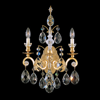 Renaissance Two Light Wall Sconce in Heirloom Gold (53|376122)