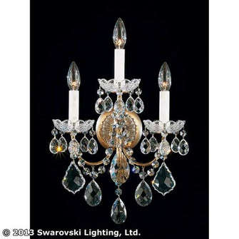New Orleans Three Light Wall Sconce in Black Pearl (53|365249S)