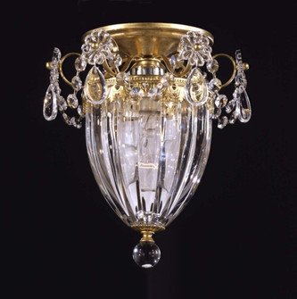 Bagatelle One Light Semi-Flush Mount in Antique Silver (53|123948S)