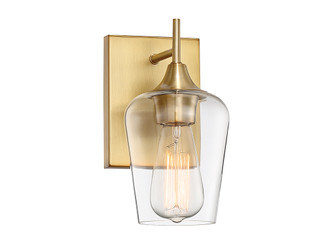 Octave One Light Wall Sconce in Warm Brass (51|940301322)