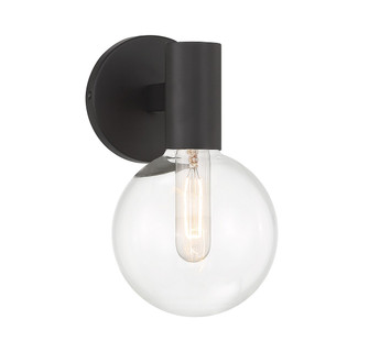 Wright One Light Wall Sconce in Matte Black (51|93076189)