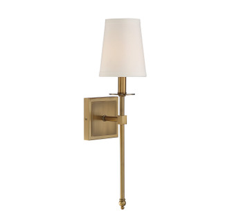 Monroe One Light Wall Sconce in Warm Brass (51|93021322)