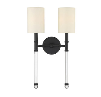 Fremont Two Light Wall Sconce in Matte Black (51|9103289)