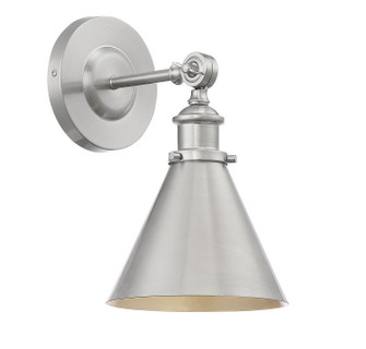 Glenn One Light Wall Sconce in Satin Nickel (51|909011SN)