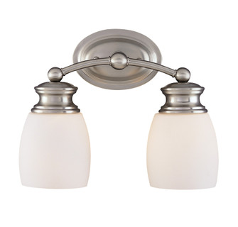 Elise Two Light Bath Bar in Satin Nickel (51|891272SN)
