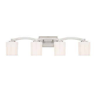 Whitney Four Light Bathroom Vanity in Satin Nickel (51|877104SN)