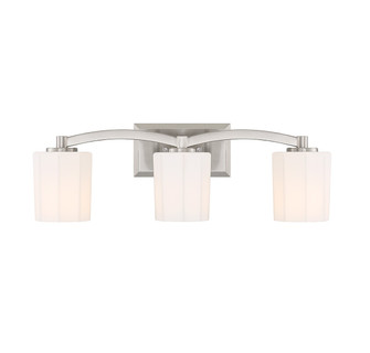 Whitney Three Light Bathroom Vanity in Satin Nickel (51|877103SN)