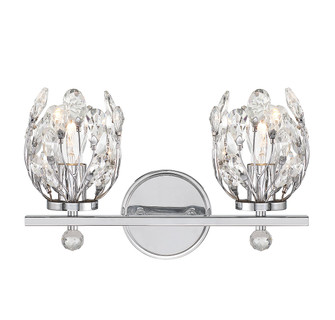 Moreno Two Light Bathroom Vanity in Chrome (51|86601211)