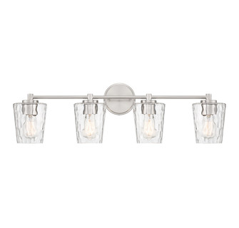 Ballas Four Light Bathroom Vanity in Satin Nickel (51|856064SN)