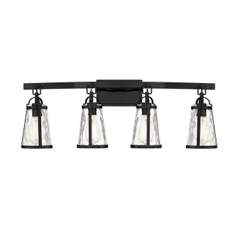 Albany Four Light Bath Bar in Black (51|85604BK)