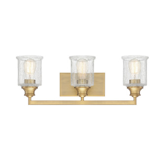 Hampton Three Light Bath Bar in Warm Brass (51|819723322)