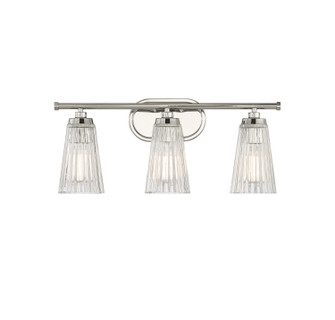 Chantilly Three Light Bathroom Vanity in Polished Nickel (51|817453109)