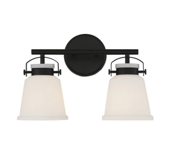 Kaden Two Light Bathroom Vanity in Matte Black (51|816272BK)