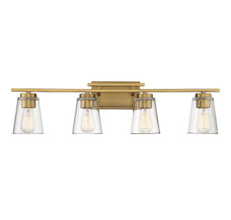 Calhoun Four Light Bath Bar in Warm Brass (51|810204322)