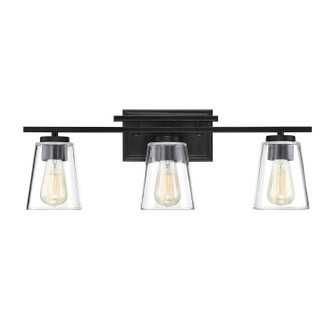 Calhoun Three Light Bath Bar in Black (51|810203BK)